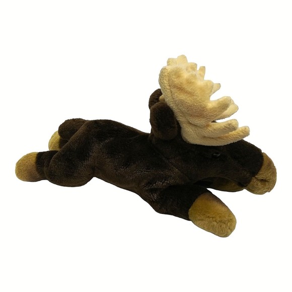 Stuffed Plush Moose 10" Brown No Tag but is Russ Berrie Yamiko Classic - Picture 2 of 6